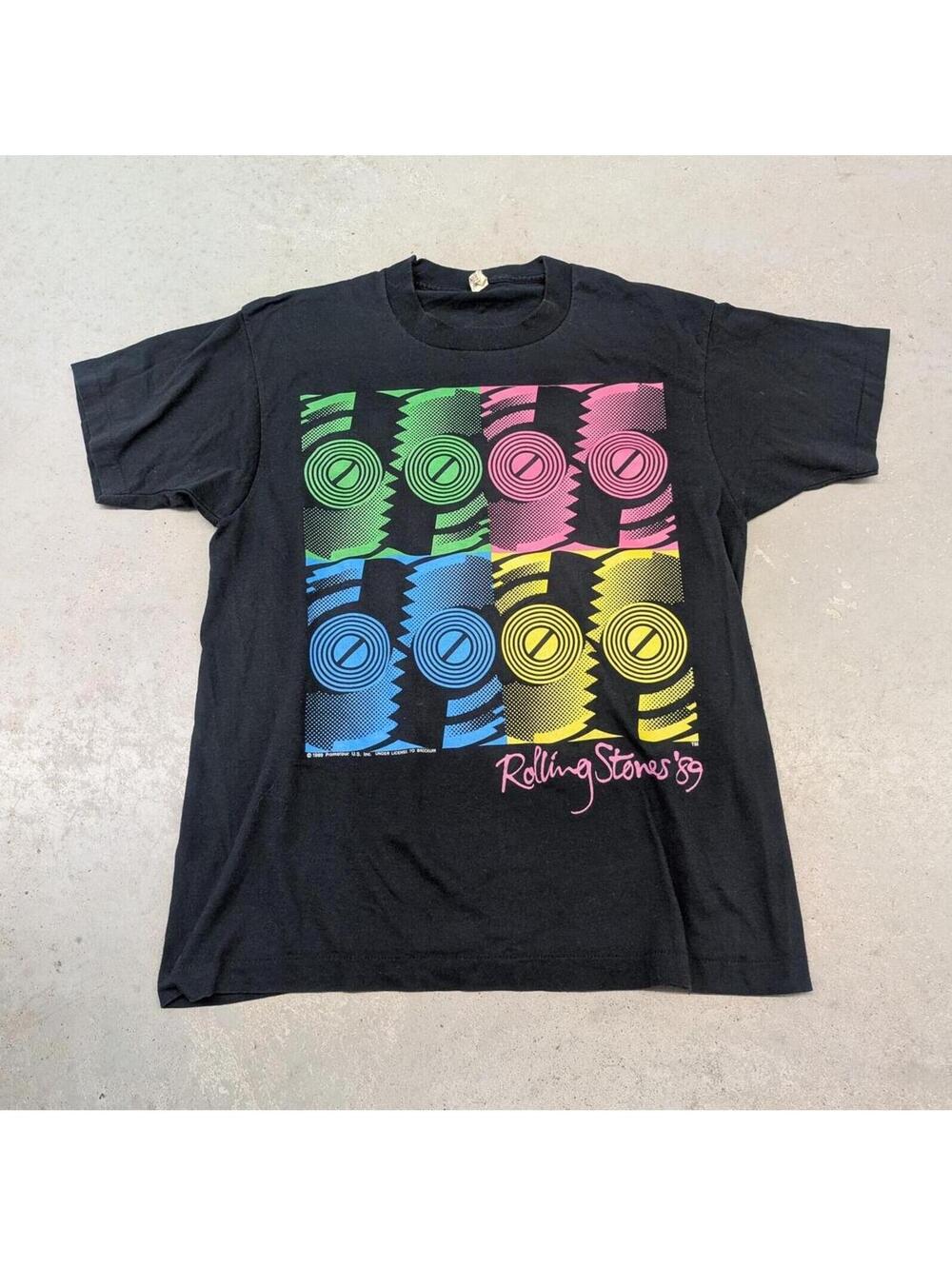 Vintage 1989 Rolling Stones Steel Wheels Tour T-shirt